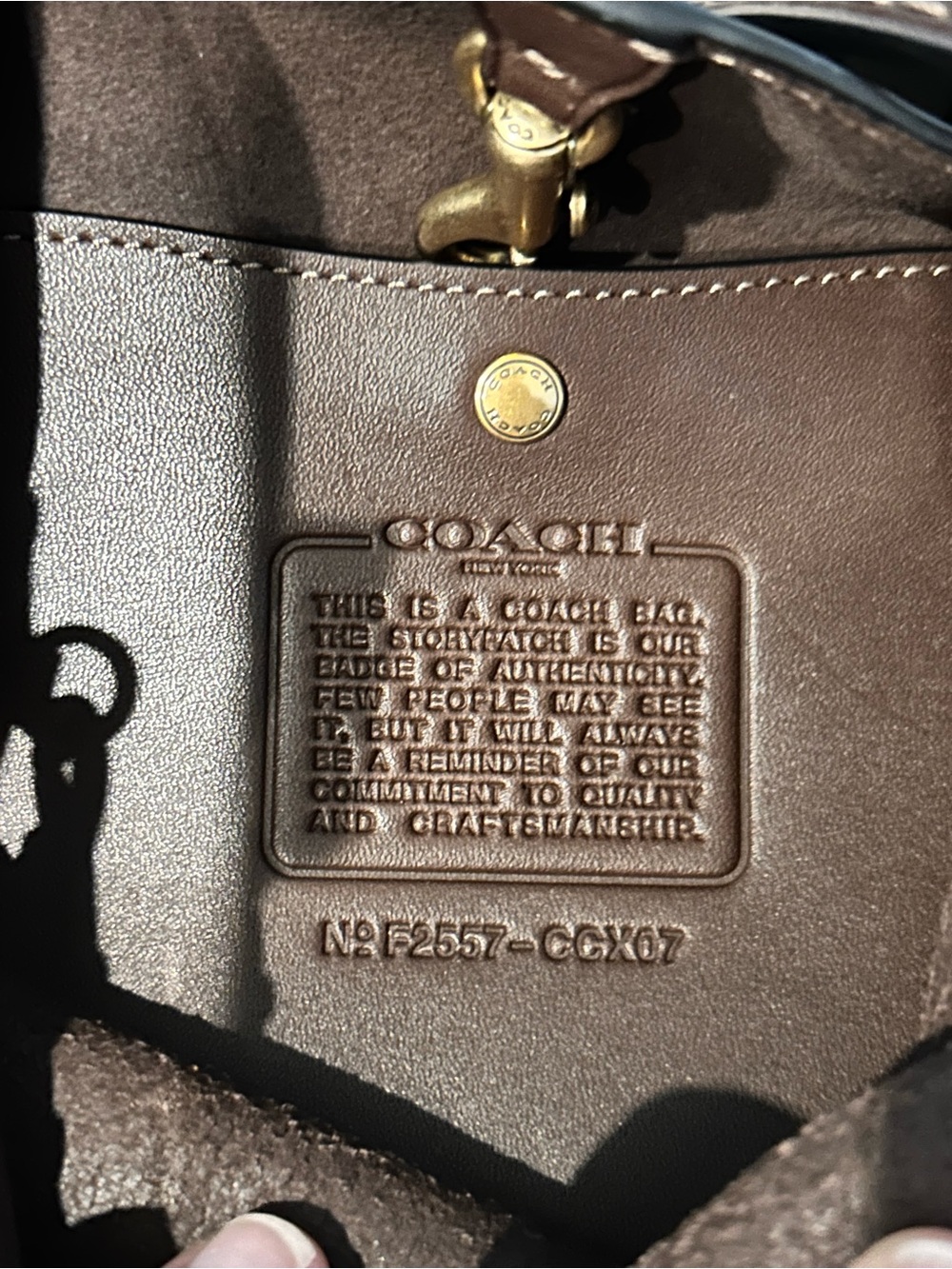 Coach Bleecker Bucket Bag 21 - Picture 3 of 12
